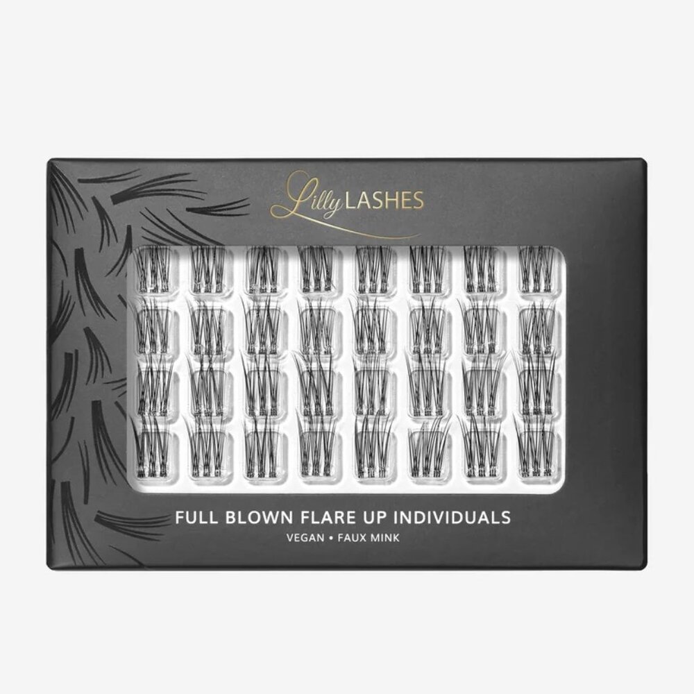 LILLY LASHES ! INDIVIDUAL FLARES Full Blown Flare Up